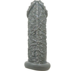 PRETTY LOVE - REALISTIC PENIS ENLARGEMENT AND DELAY SLEEVE MODEL 2 GRAY