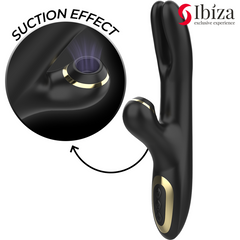 IBIZA - DOUBLE BLACK VIBRATOR