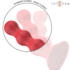 INTENSE - CODY VIBRATOR WITH RED SUCTION CUP REMOTE CONTROL