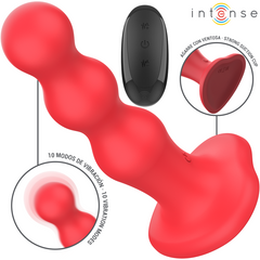 INTENSE - CODY VIBRATOR WITH RED SUCTION CUP REMOTE CONTROL