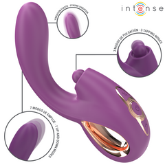 INTENSE - LALI MULTIFUNCTIONAL VIBRATOR G-SPOT TAPPING & THRUST & VIBRATION PURPLE