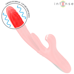 INTENSE - KAROL MULTIFUNCTION VIBRATOR IMPULSE & STIMULATION & SUCTION RED