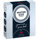 MISTER SIZE - CONDOM SIZE XL 60 MM (3 UNITS)