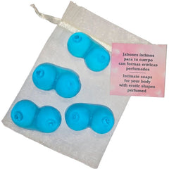 SPICY DIABLO - 4 MINI SCENTED SOAPS IN BLUE BREASTS