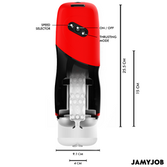 JAMYJOB - XPEED AUTOMATIC VAGINA MASTURBATOR 5 THRUST MODES AND SOUND EFFECT