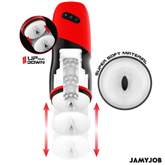 JAMYJOB - XPEED AUTOMATIC VAGINA MASTURBATOR 5 THRUST MODES AND SOUND EFFECT
