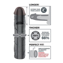 FANTASY X- TENSIONS - MEGA 3 BLACK EXTENSION