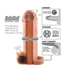 FANTASY X- TENSIONS - REAL SENSATION EXTENSION 1 VIBRATING