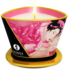 SHUNGA - MINI CARESS BY CANDELIGHT APHRODISIAC MASSAGE CANDLE ROSES 170 ML