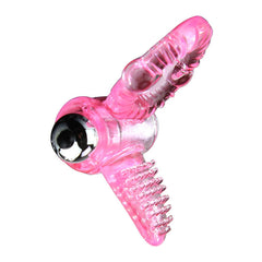 BAILE - SWEET ABS 10 RHYTHMS PINK VIBRATING RING PENIS RING