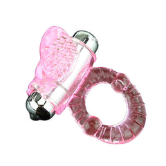 BAILE - SWEET ABS 10 RHYTHMS PINK VIBRATING RING PENIS RING