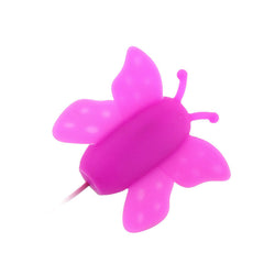 BAILE - LOVE EGGS BUTTERFLY CLITORAL STIMULATOR 12 SPEED PURPLE REMOTE CONTROL