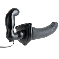 FETISH FANTASY SERIES - DELUXE VIBRATING PENETRIS STRAP-ON