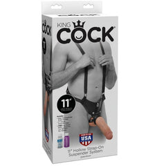 KING COCK - HOLLOW WING SUSPENDER SYSTEM 28 CM MEAT