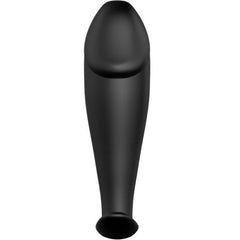 PRETTY LOVE - BLACK SILICONE PENIS SHAPE ANAL PLUG