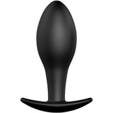 PRETTY LOVE - SILICONE ANCHOR ANAL PLUG 8.5 CM BLACK