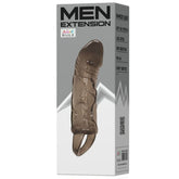 BAILE - PENIS EXTENDER COVER WITH TESTICLE HANDLE BLACK 13.5 CM