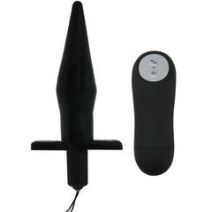 BAILE - BLACK VIBRATING ANAL BUTT PLUG