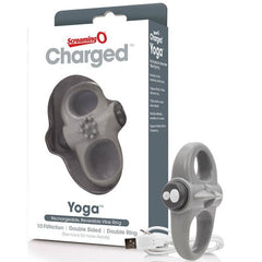 SCREAMING O - RECHARGEABLE YOGA VIBRATING RING GRAY