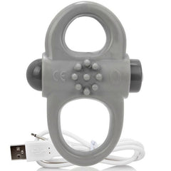 SCREAMING O - RECHARGEABLE YOGA VIBRATING RING GRAY