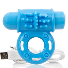 SCREAMING O - BLUE RECHARGEABLE RING WOW VIBRATOR