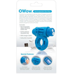 SCREAMING O - BLUE RECHARGEABLE RING WOW VIBRATOR