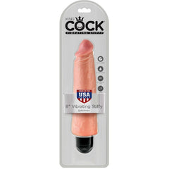 KING COCK - REALISTIC VIBRATOR STIFFY 20.3 CM NATURAL