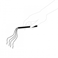 BIJOUX - MAGNIFIQUE SILVER METAL CHAIN NECKLACE / WHIP