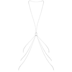 BIJOUX - MAGNIFIQUE METAL BODY CHAINS 8 SILVER