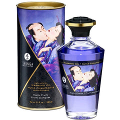 SHUNGA - HEAT EFFECT MASSAGE OIL EXOTIC FRUIT FLAVOR 100 ML