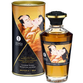 SHUNGA - MASSAGE OIL WITH WARMING EFFECT, CARAMEL FLAVOR 100 ML