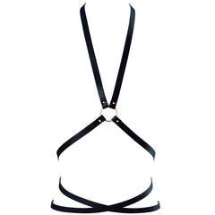 BIJOUX INDISCRETS MAZE - BLACK MULTI-WAY HARNESS