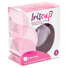 IRISCUP - PINK SMALL MONTH CUP A + FREE STERILIZER BAG