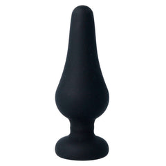 INTENSE - PIPO L SILICONE ANAL PLUG BLACK 13 CM