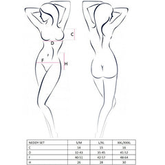 PASSION - MULHER NEDDY CONJUNTO TAMANHO S/M FETICHE