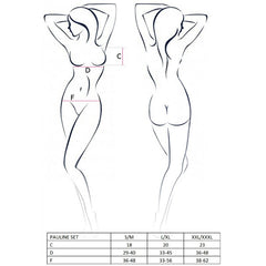 PASSION - WOMAN PAULINE 3-PIECE SET SIZE L/XL