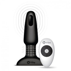 B-VIBE - RIMMING 2 REMOTE CONTROL ANAL PLUG BLACK