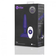 B-VIBE - PURPLE REMOTE CONTROL ANAL PLUG TRIO