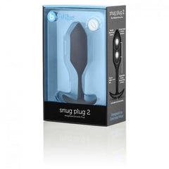 B-VIBE - ANAL PLUG SNUG 2 BLACK