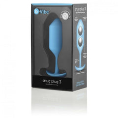B-VIBE - SNUG 3 ANAL PLUG SKY BLUE