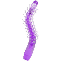 BAILE - FLEXI VIBE SENSUAL SPINE FOLDING VIBRATING DILDO PURPLE 23.5 CM