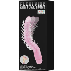 BAILE - FLEXI VIBE SENSUAL SPINE FOLDING VIBRATING DILDO PURPLE 23.5 CM