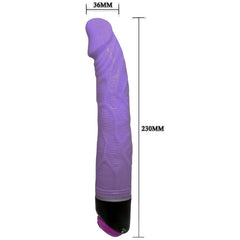 BAILE - ADOUR CLUB REALISTIC VIBRATOR 23 CM PURPLE
