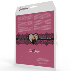 SUBBLIME - GARTER BELT CHEMISE WITH PINK BOW S/M