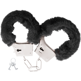 DARKNESS - BLACK LINING METAL HANDCUFFS