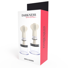 DARKNESS - 3.1 CM DIAMETER CLEAR NIPPLE SUCTIONER