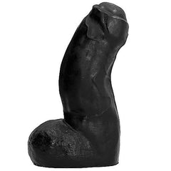 ALL BLACK - BLACK REALISTIC DONG 17 CM