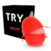 JAMYJOB - DISCRETE BLACK EGG MASTURBATOR