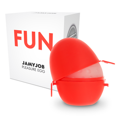 JAMYJOB - DISCRETT RED EDITION EGG MASTURBATOR