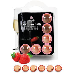 SECRETPLAY - SET OF 6 BRAZILIAN STRAWBERRY AND CAVA BALLS